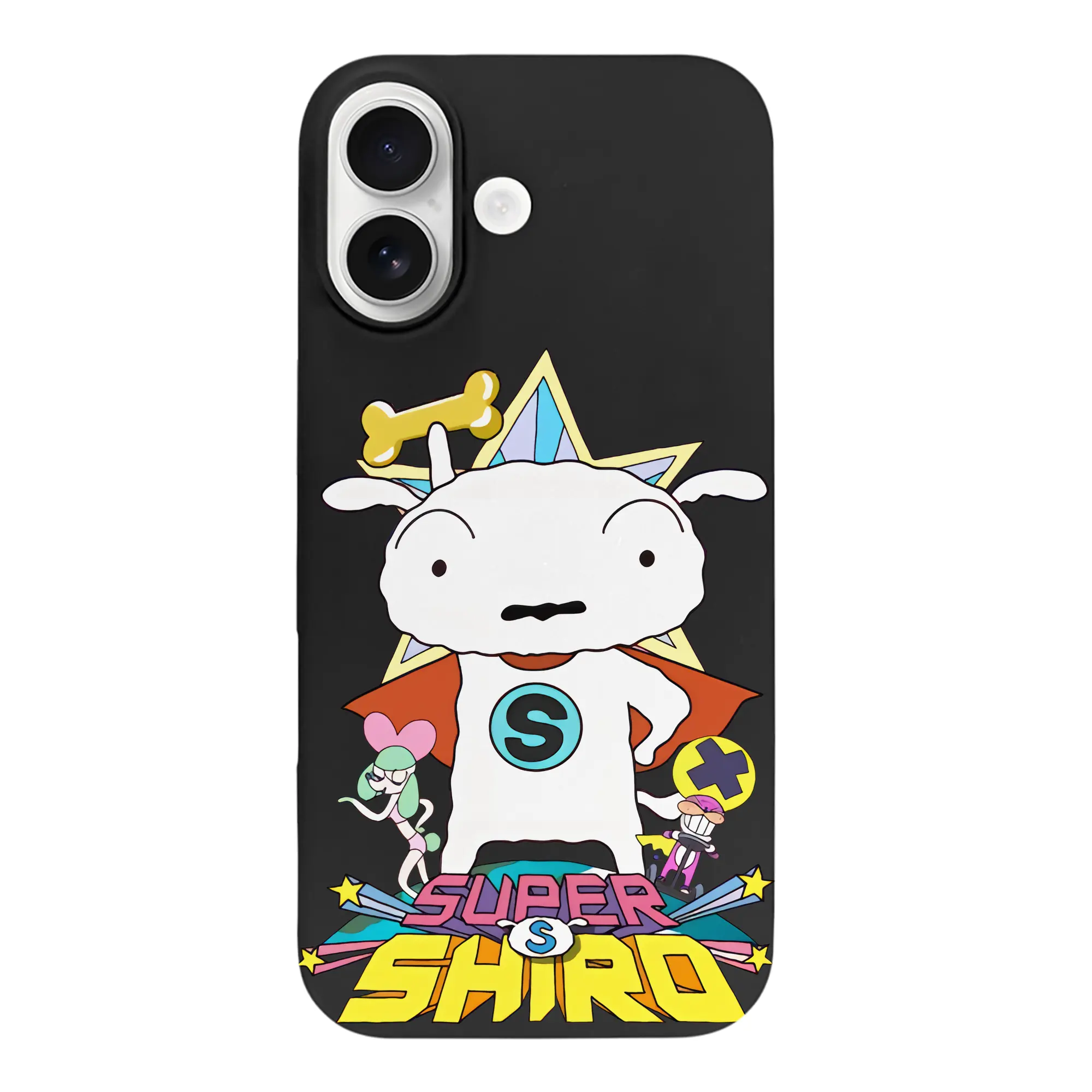 クレヨンしんちゃん グッズ シロ - iPhone 17 シリーズ シリコンケース 薄型 耐衝撃 指紋防止 ソフトタッチカバー 精密フィット 傷防止 保護ケース iPhone 17/17 Air/17 Pro/17 Pro Max 対応